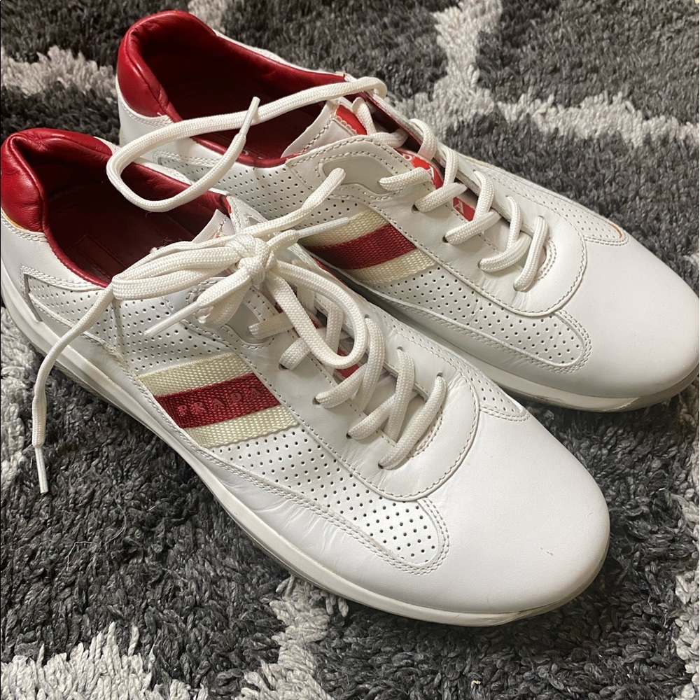 Authentic Prada men tennis shoes
